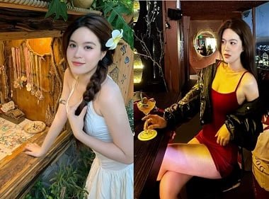Pham Thanh Ngan ในสายฝนชุดว่ายน้ำ